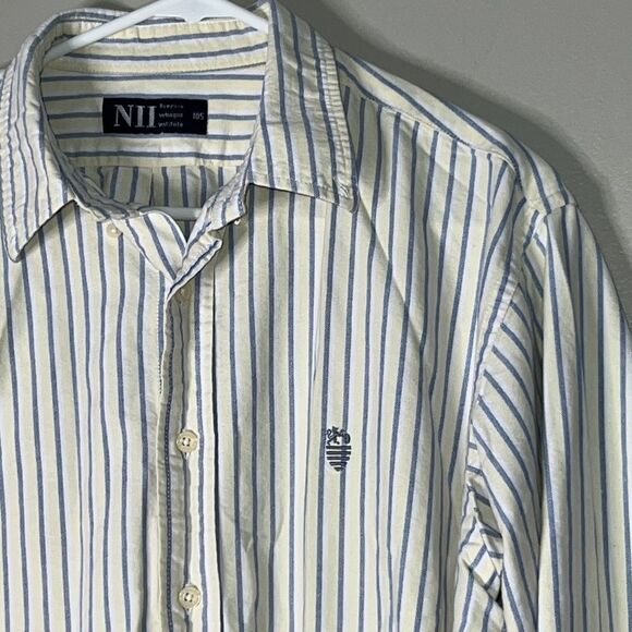 Vintage NII New York Ivyleague Institute button down long sleeve shirt M - Picture 6 of 10